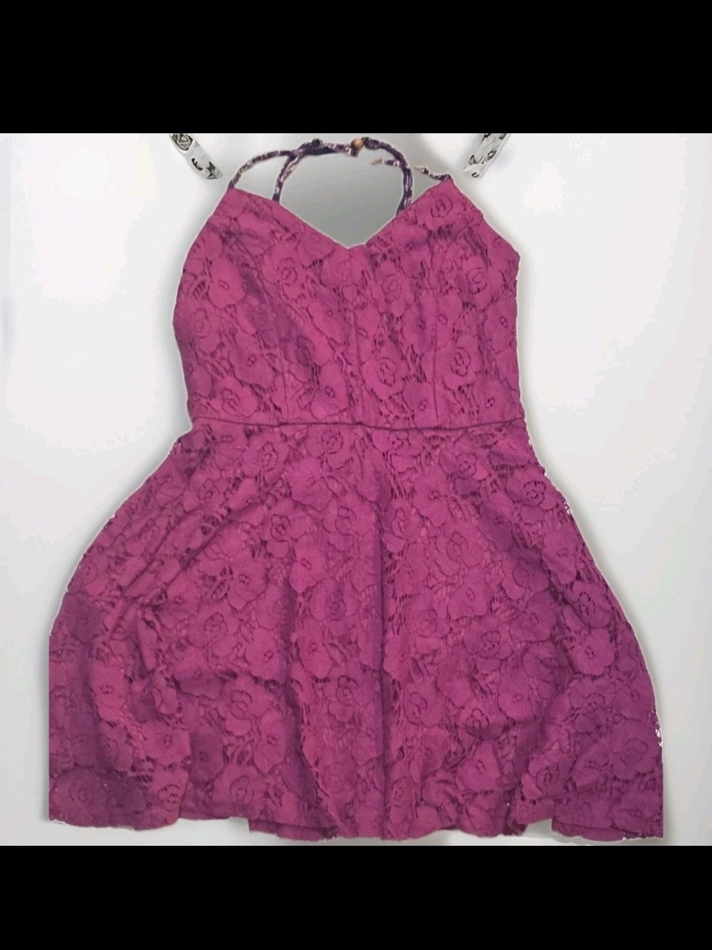 Xhilaration  Lace Party Dress - Fuchsia Pink